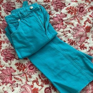 Teal Zara Jeans